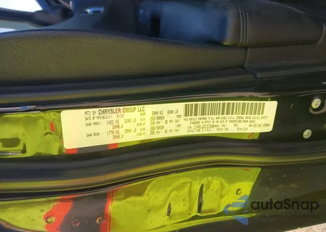 2014 Dodge Durango Limited z USA, uszkodzony, nr VIN 1C4RDJDG1EC508444